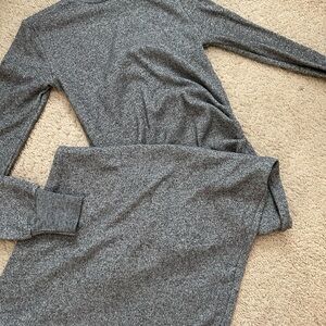 Zara Gray Long Sleeve Knit Dress 🩶